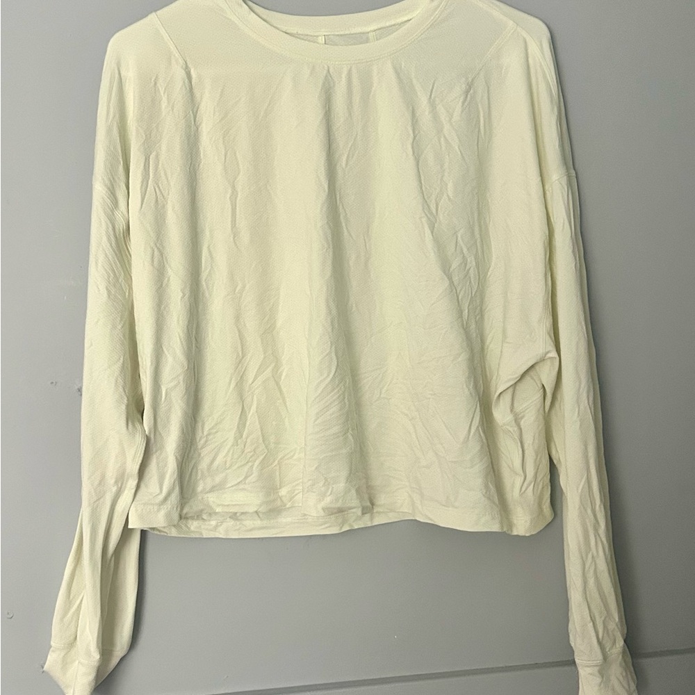 Lululemon Swiftly yellow long sleeve size 8